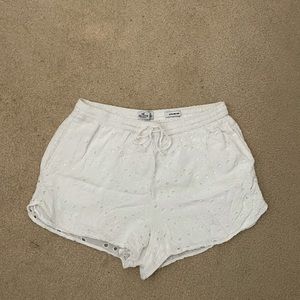 White Eyelet Shorts